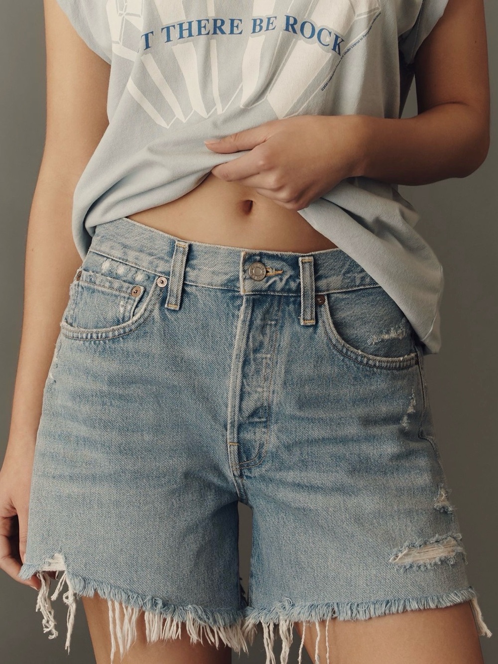 Agile - Parker denim long shorts